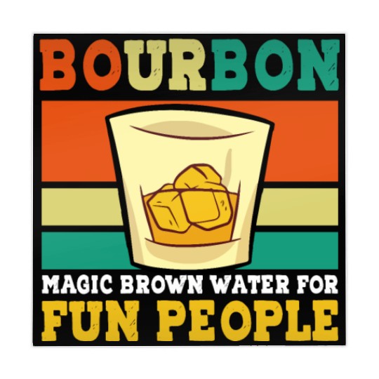 Bourbon Magic Brown Water For Fun People - Whiskey Mahjong Mats