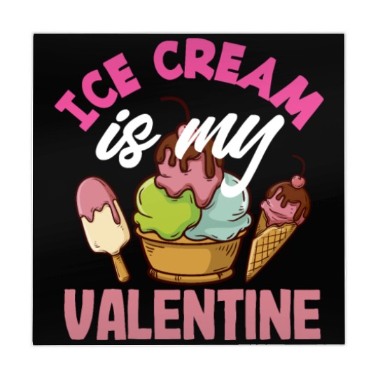 Ice Cream Lover Is My Valentine Mahjong Mats