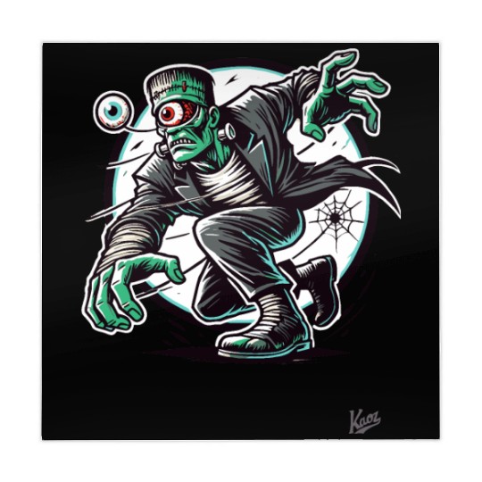 The Green One-Eyed Cyclops Monster Mahjong Mats