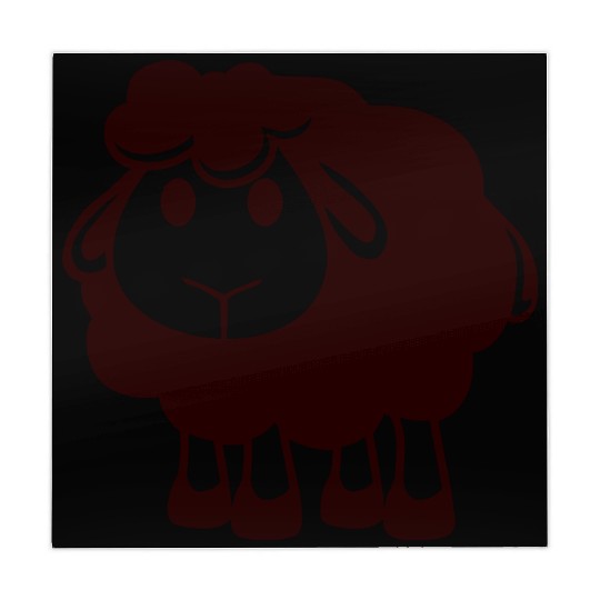 Black Sheep Small Cute Cute Lamb Cool Comic Sweet Mahjong Mats