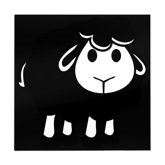 Black Sheep Small Cute Cute Lamb Cool Comic Sweet Mahjong Mats