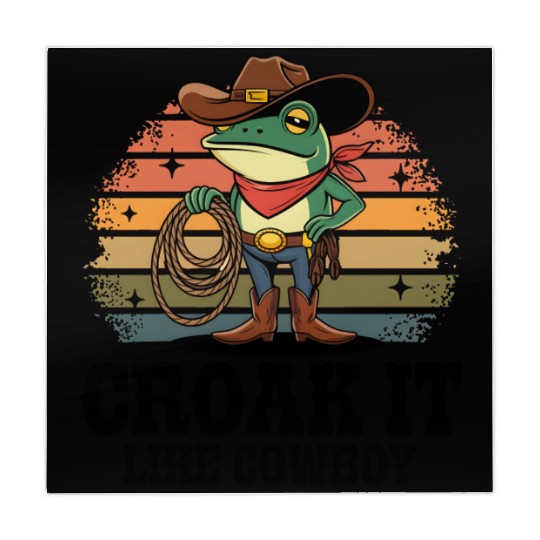 Croak It Like Cowboy Mahjong Mats