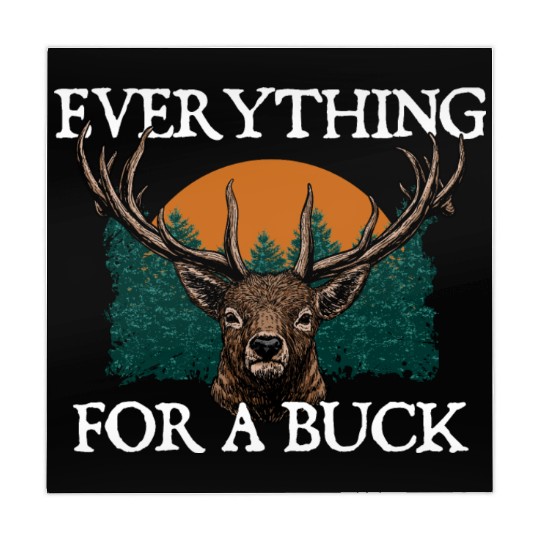 Everything for a Buck Deer Hunting Elk Hunter Mahjong Mats