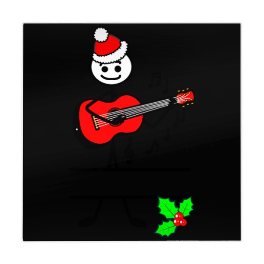 Guitar Christmas for Christmas songs Mahjong Mats