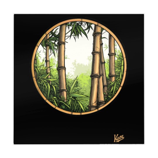 Serene Bamboo Forest Mahjong Mats