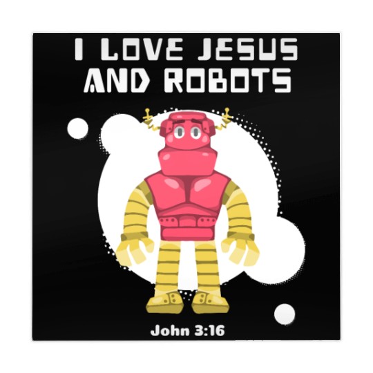 I Love Jesus and Robots, John 3:16 Mahjong Mats
