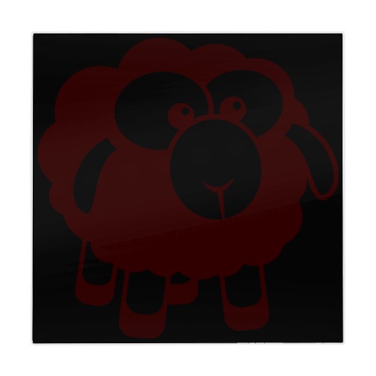 Black Sheep Small Cute Cute Lamb Cool Comic Sweet Mahjong Mats