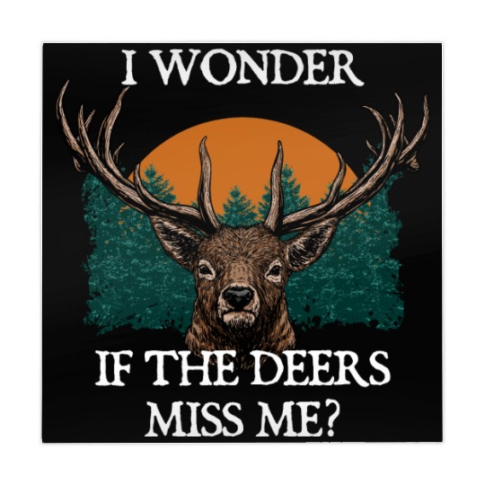 I Wonder If the Deers Miss Elk Hunting Antler Mahjong Mats
