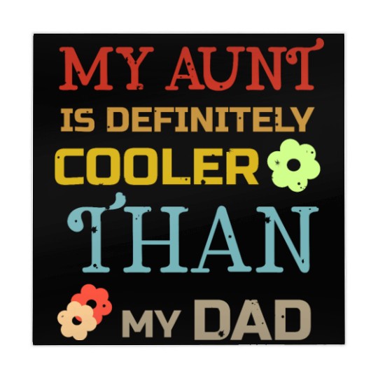 my aunt is definitely cooler than my dad Mahjong Mats