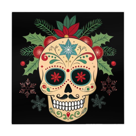 Holiday Sugar Skull Mahjong Mats