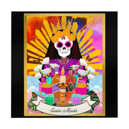 Butterfly Santa Muerte Mahjong Mats