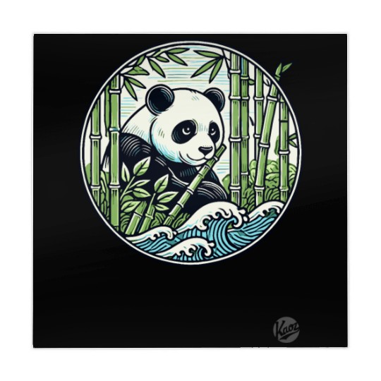 Panda in Bamboo Forest Mahjong Mats