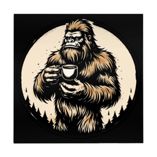 dark wild coffee wild man monkey Chewbacca Beard Mahjong Mats