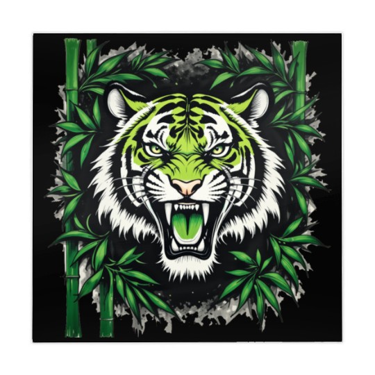 Roaring Bamboo Tiger Mahjong Mats