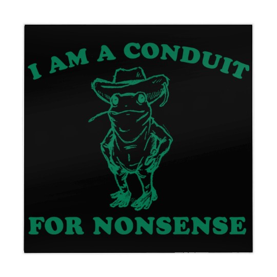 I Am a Conduit for Nonsense Mahjong Mats, Frog Meme