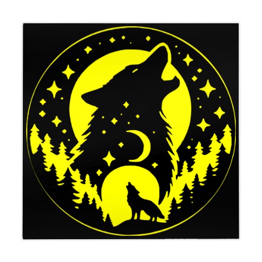 Night Time Wolf LIKE US ON FB #USAPatriotGraphics Mahjong Mats
