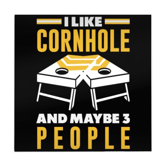 I Like Cornhole And Maybe 3 People Mahjong Mats