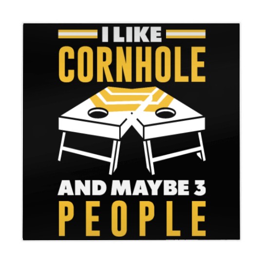 I Like Cornhole And Maybe 3 People Mahjong Mats