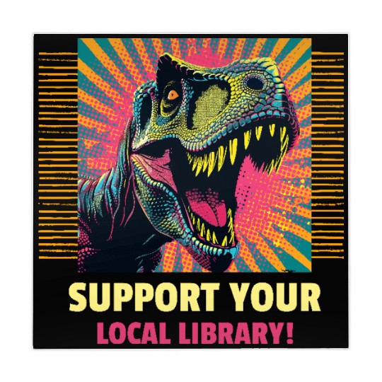 Support Your Local Library Mahjong Mats