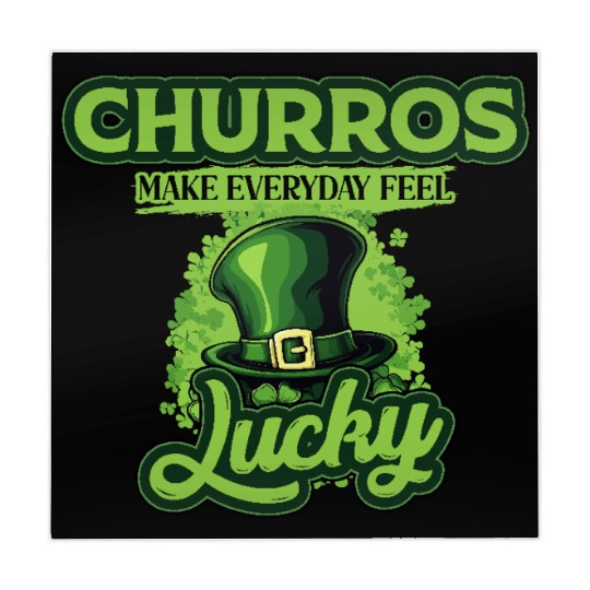 Churros Make Everyday Feel Lucky St Patricks Day Mahjong Mats
