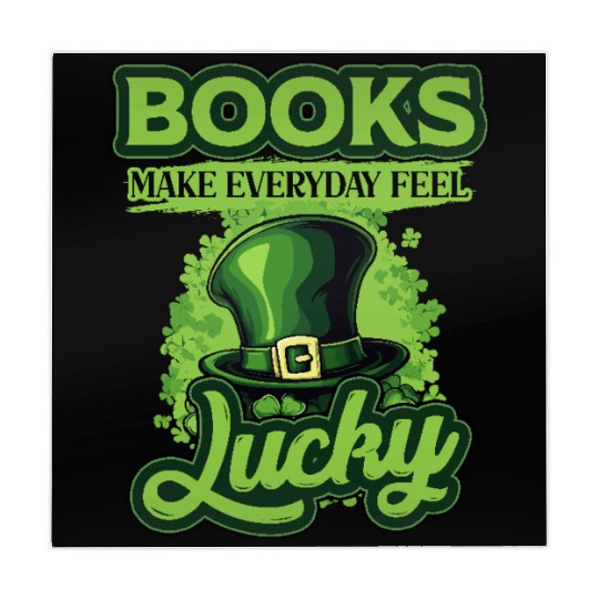 Books Make Everyday Feel Lucky St Patricks Day Mahjong Mats