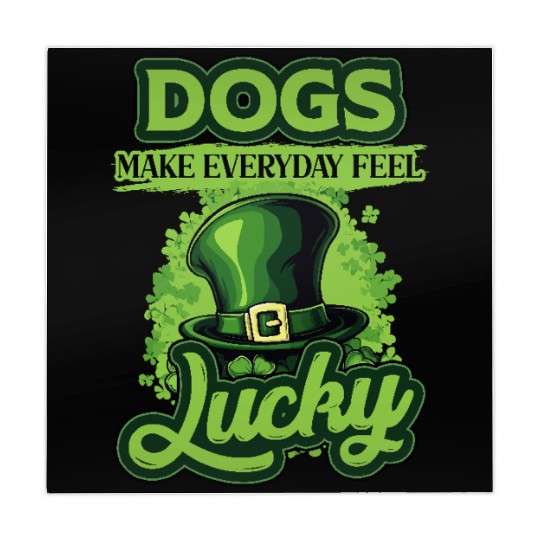 St Patricks Day Dogs Make Everyday Feel Lucky Mahjong Mats