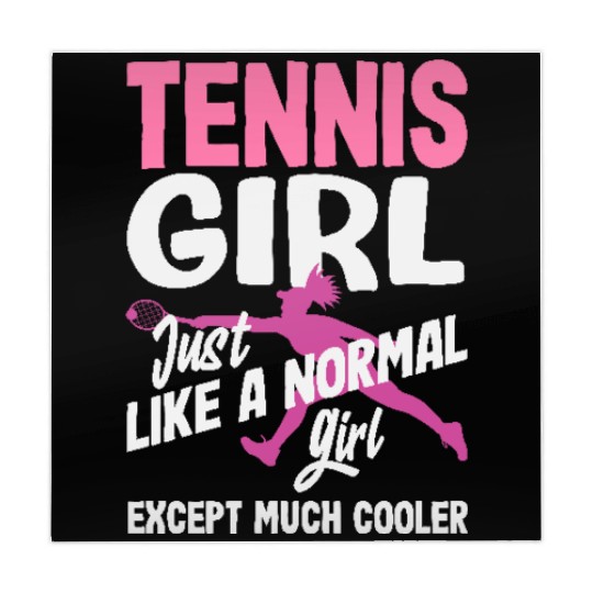 Tennis Girl Just Like A Normal Girl Except Much Mahjong Mats