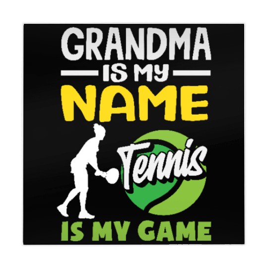 Grandma Is My Name Tennis Is My Game Mahjong Mats
