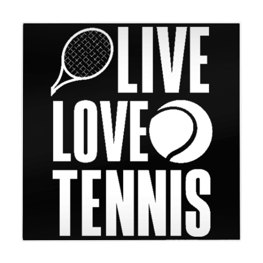 Live Love Tennis Passionate Lifestyle Mahjong Mats