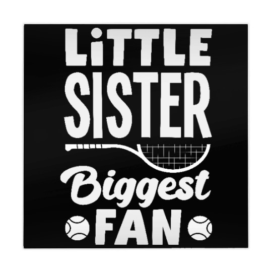 Little Sister Tennis Biggest Fan Mahjong Mats