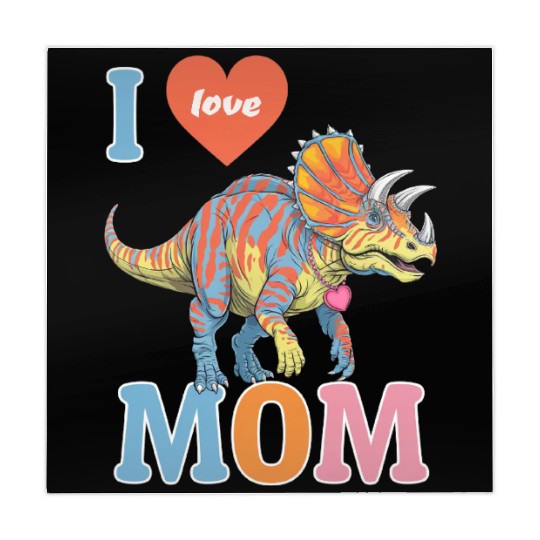 Ceratopsian Mom, gifts for mummy Mahjong Mats