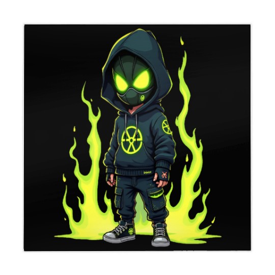 Toxic Menace - Radioactive Streetwear Warrior Mahjong Mats