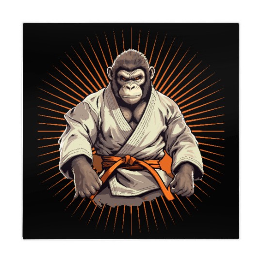 Karate Judo Monkey Chimpanzee Martial arts Mahjong Mats