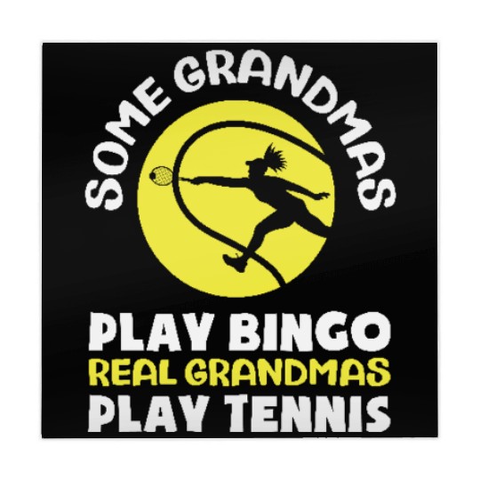 Real Grandmas Play Tennis Fun Design Mahjong Mats
