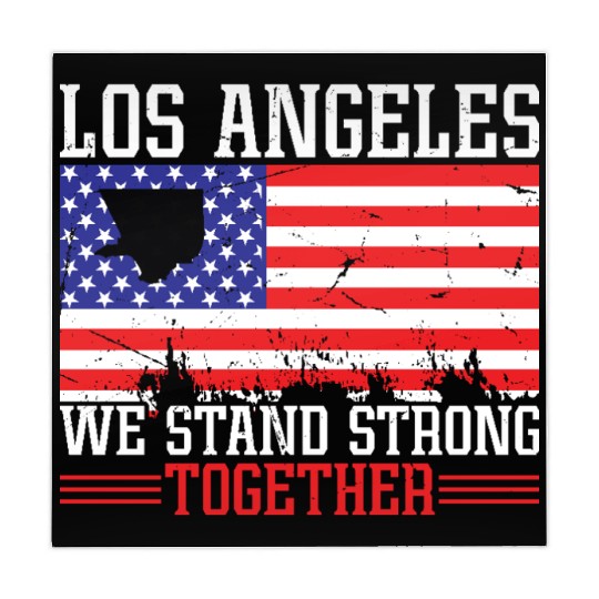 Los Angeles We Stand Strong Mahjong Mats