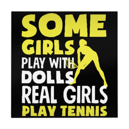 Real Girls Play Tennis Bold Statement Mahjong Mats