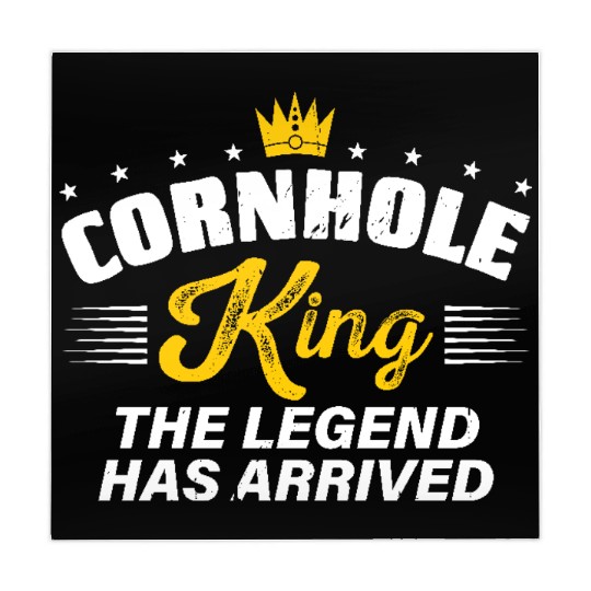 Cornhole King THE LEGEND HAS ARRIVED Cornhole Gift Mahjong Mats