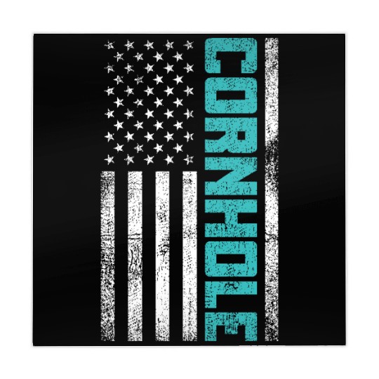 Cornhole Usa Flag Mahjong Mats