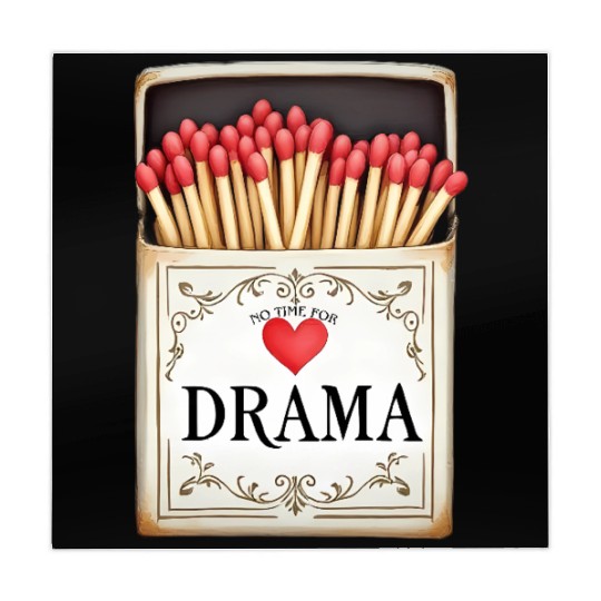 anti valentine no time for drama Mahjong Mats