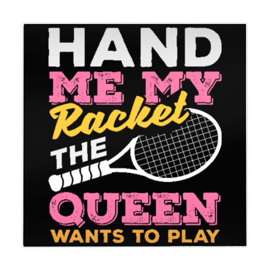 Tennis Fun Hand Me My Racket Queen Play Mahjong Mats