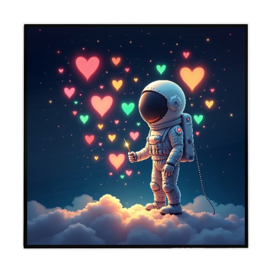 Astronauts are full of love Mahjong Mats