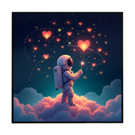 Astronauts are full of love Mahjong Mats
