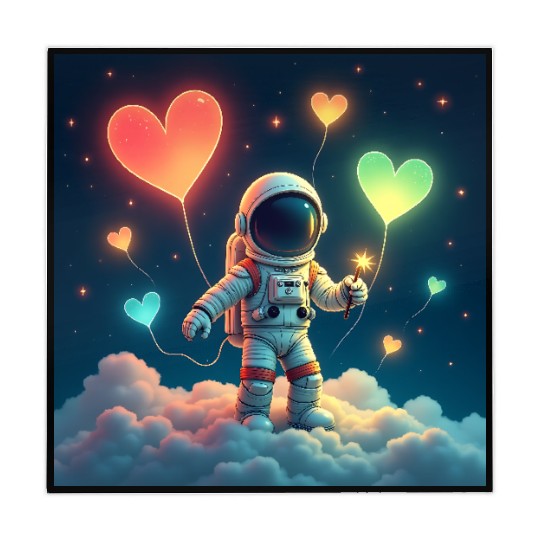 Astronauts are full of love Mahjong Mats