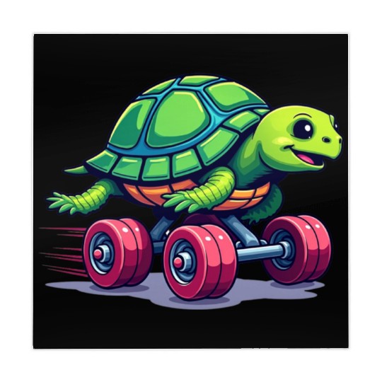 Turbo Turtle: Speed on Wheels Mahjong Mats