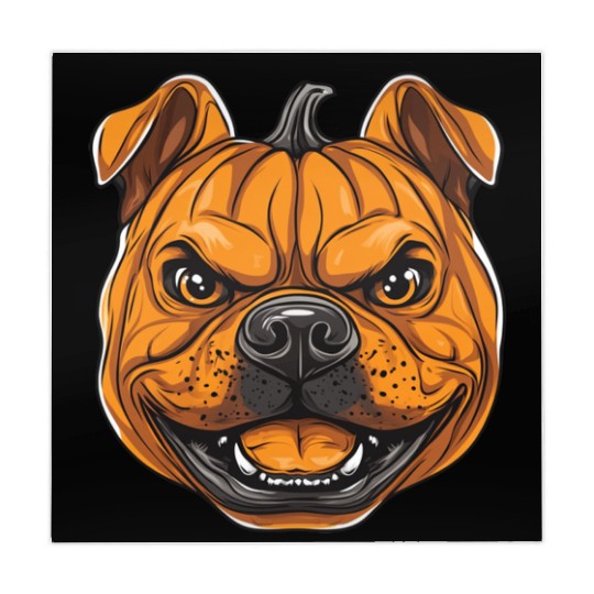 Pumpkin Dog Halloween Dog Pumpkin Mahjong Mats