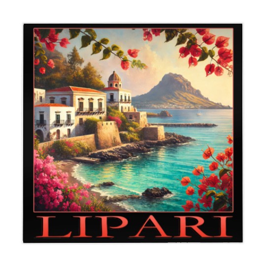 Lipari Volcano Mediterranean Terracotta Vacation Mahjong Mats