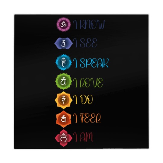 Chakra Meditation Mandala Design Mahjong Mats