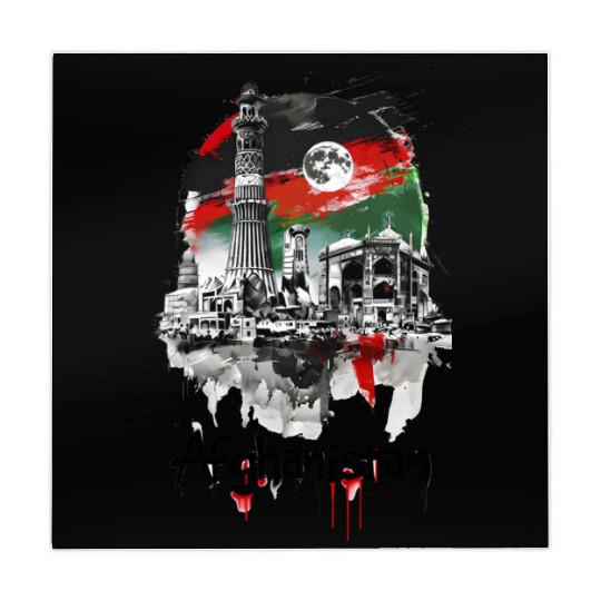 Kabul Store Afghanistan Urban View Mahjong Mats