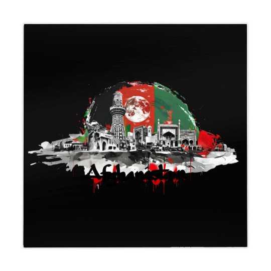 Kabul Store Afghanistan Urban Famous Buildings Mahjong Mats