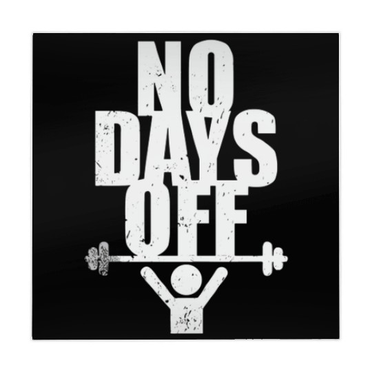 No Days Off Gym Mahjong Mats